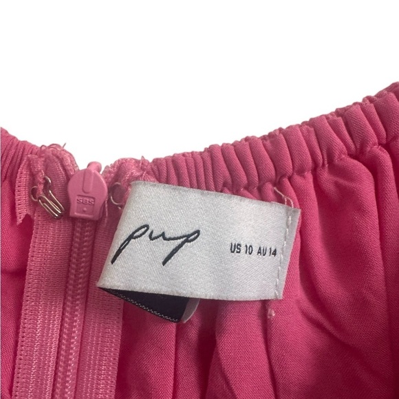 Petal & Pup Pink Off Shoulder Dress Large B1647 - Picture 3 of 4